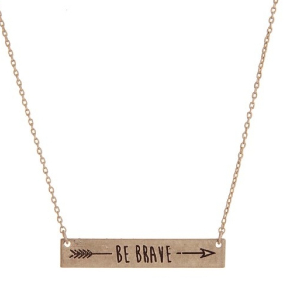Gold Bar Necklace